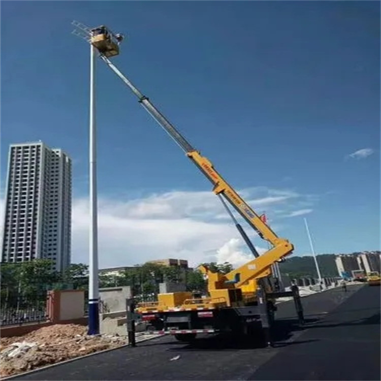 海头镇维修路灯的曲臂升降车出租